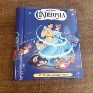 Walt Disney Cinderella 1995 Holiday Moments Album/scrapbook Vtg. Unused Cl